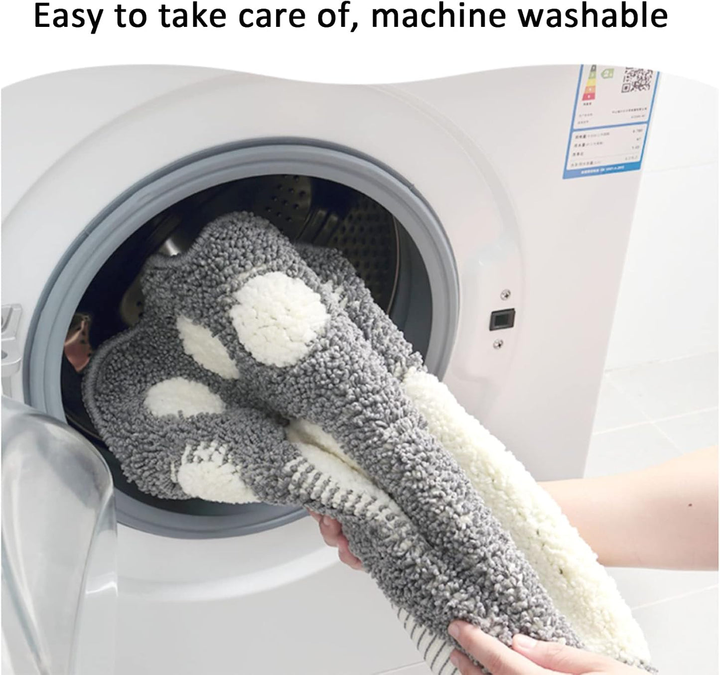 Bathroom Rugs Mats Water Absorbent Non-Slip Mat Used in Bathroom, Shower, Room, Etc.Soft Microfiber Bath Mat Machine Washable Bath Mat Bathroom Mat (Pink, 19X26'')