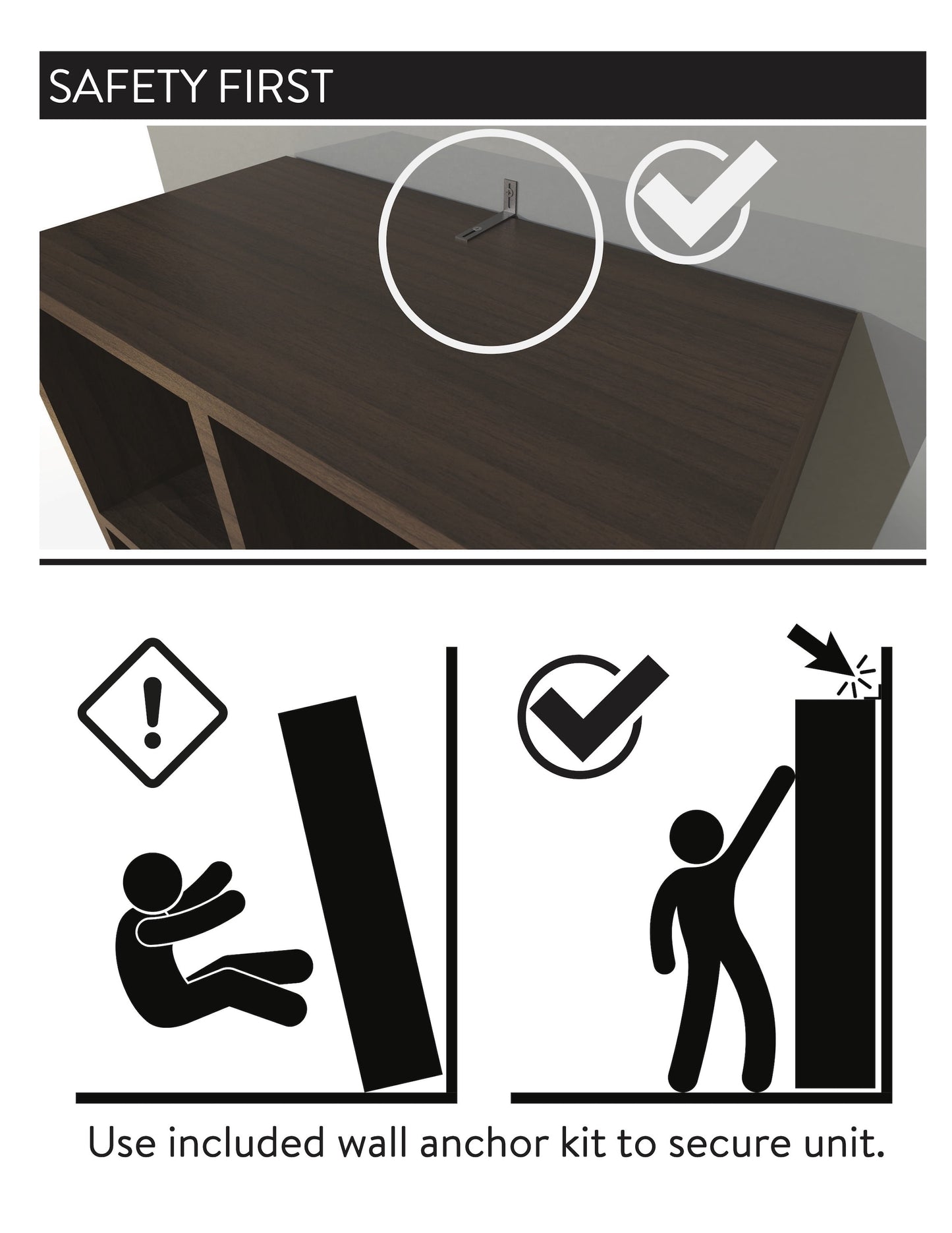 12 Cube Storage Organizer, Black