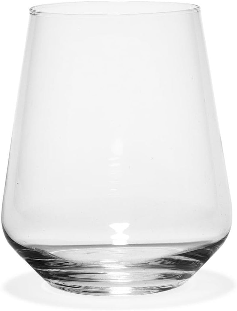 Harmony Wine Glasses by , 14 Ounce, Great Option for Wine, Craft Beer or Water, Set of 6 (Stemless)