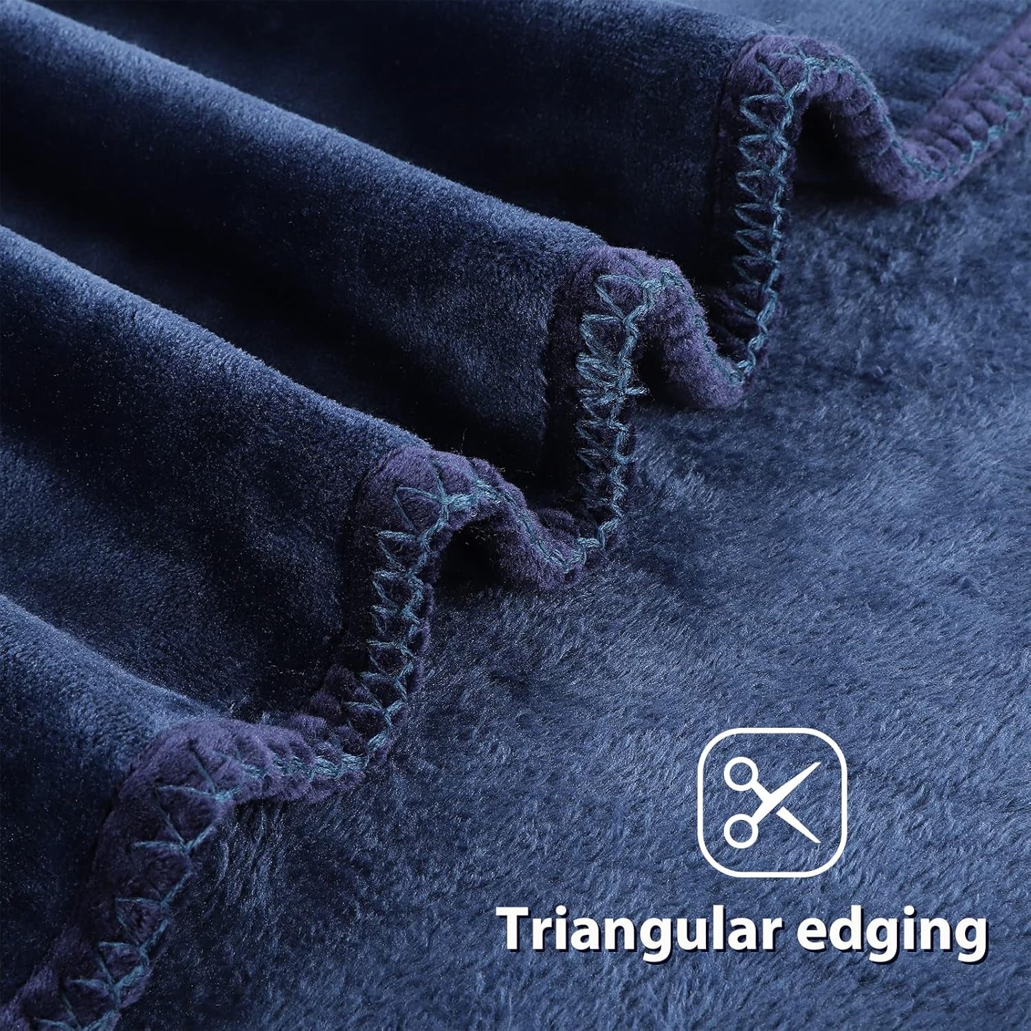 Fleece Throw Blanket, Soft Flannel Fluffy Blankets, Fuzzy Cozy Flannel Blanket in All Seasons, Throw Blankets for Bed Couch Sofa