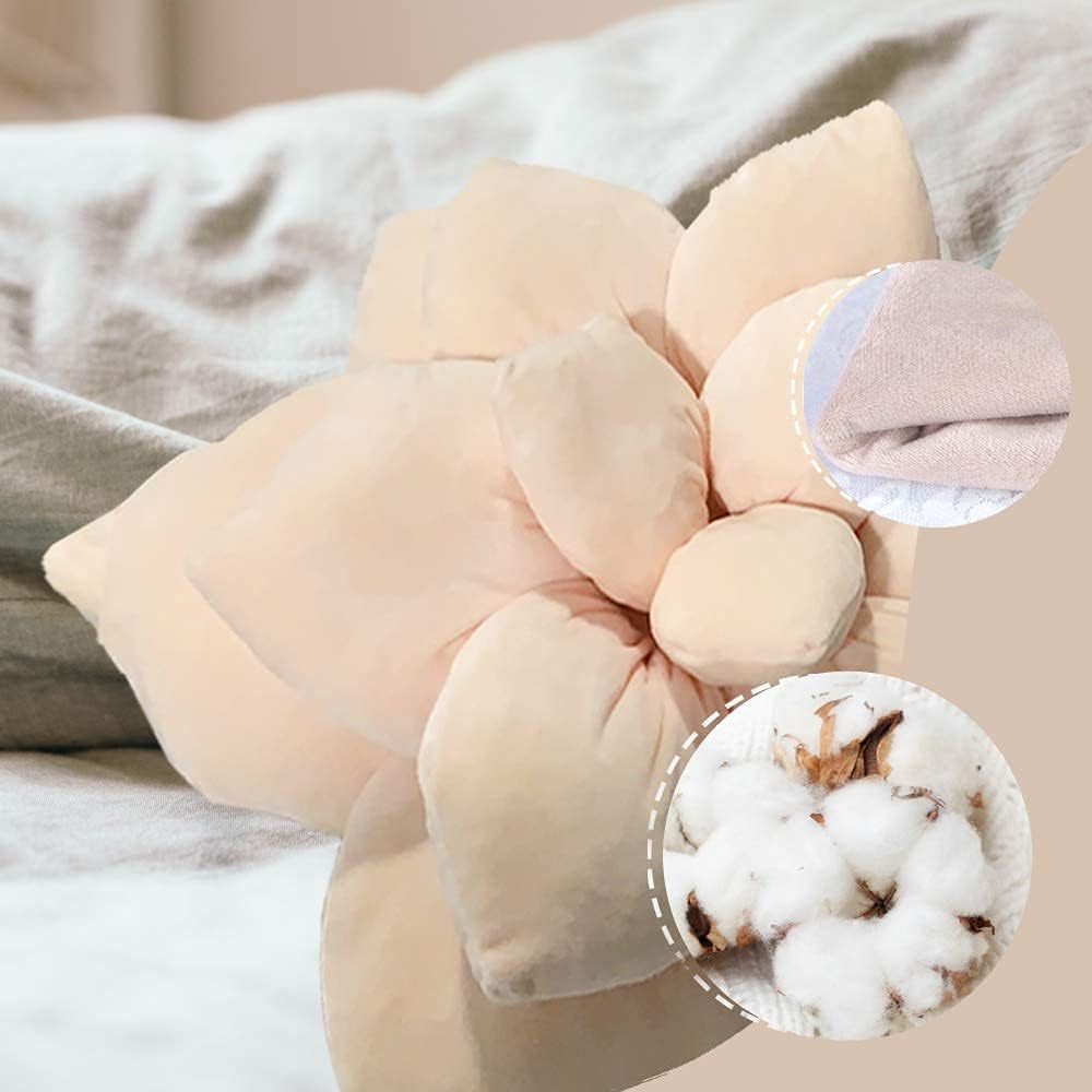 Succulent & Cactus Plush Pillows, Plant Shaped Decor