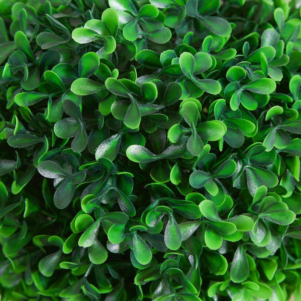 2 Ft. Artificial Ball Boxwood Topiary Tree Fake Plants Artificial Tree in Pot