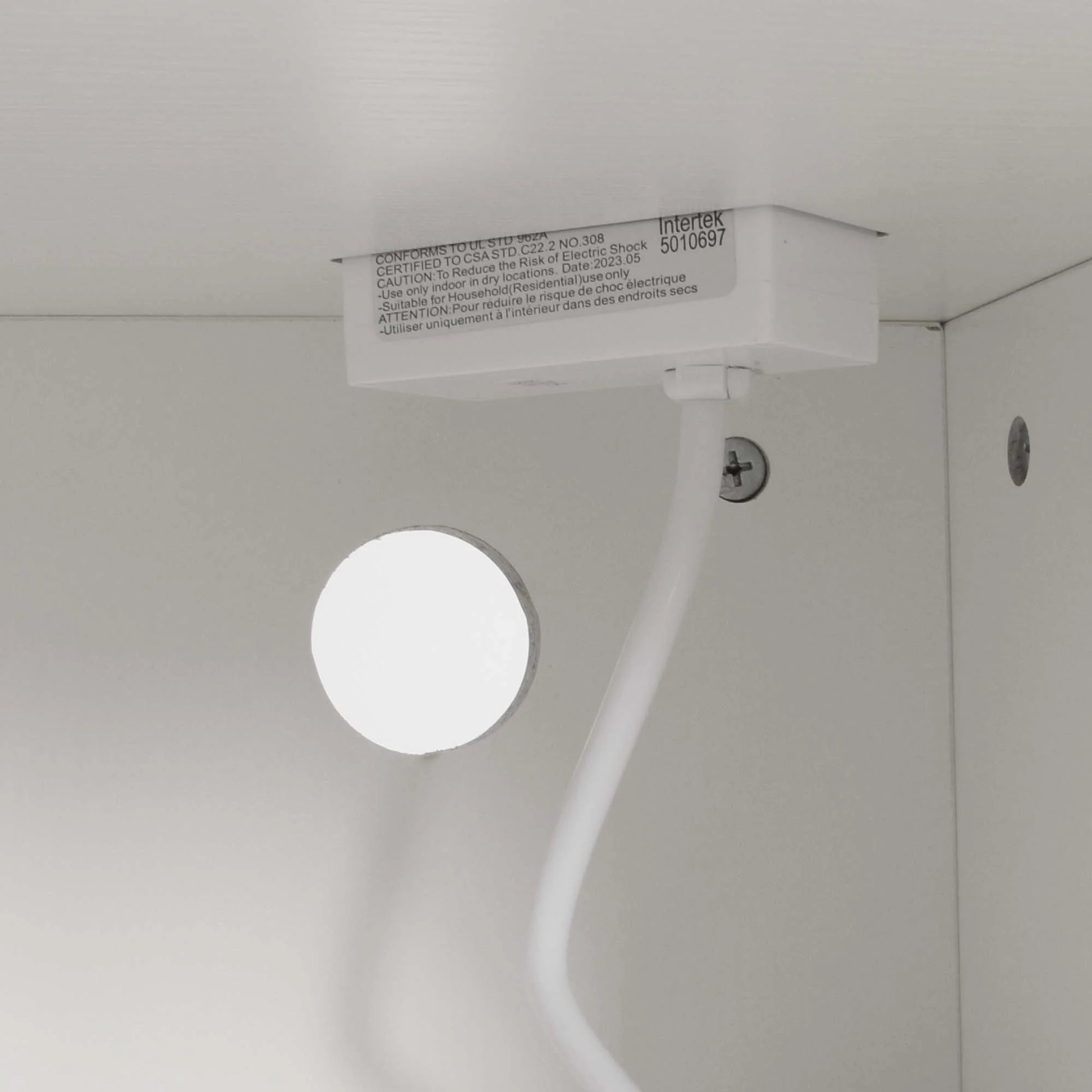 5-Tier Corner Shelf with 9 Cube, Wooden Display Bookcases Bookshelf with USB Ports, White