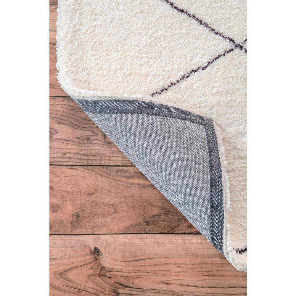 Armitra Moroccan Transitional Shag Natural 5 Ft. X 8 Ft. Area Rug