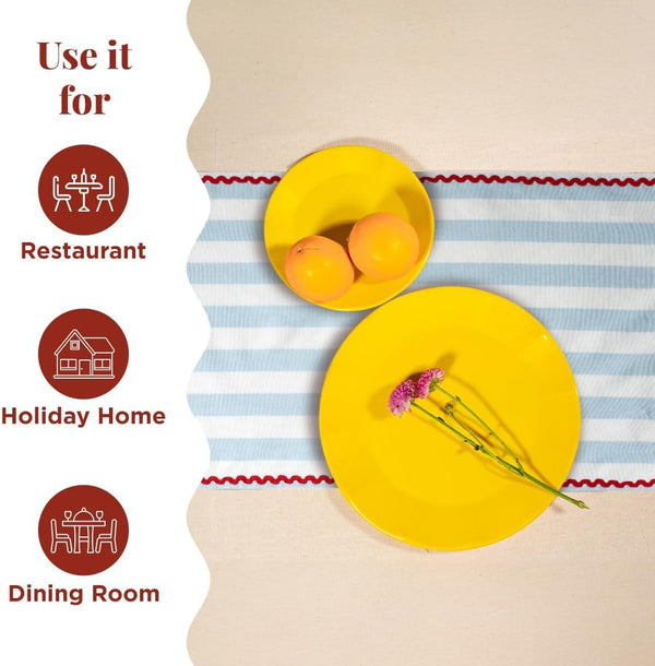 Charming Cotton Table Runner