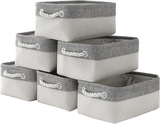 Chic Canvas Storage Baskets