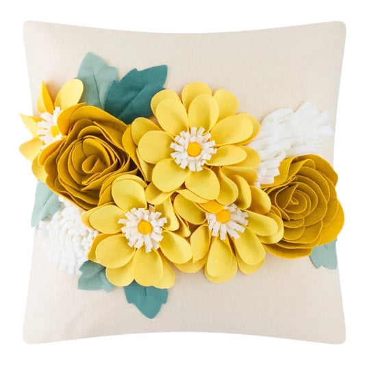 Sunshine Blossom Pillow Cover