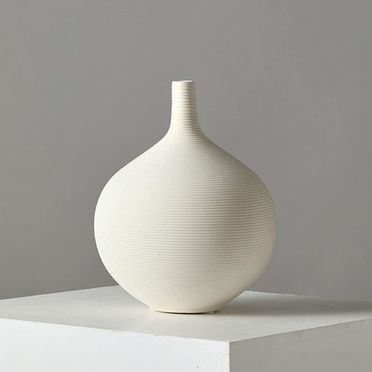 Stylish White Ceramic Vase