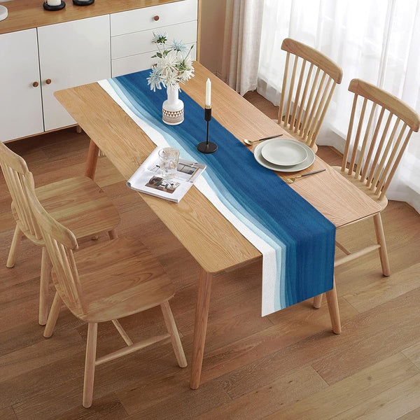 Ocean Wave Table Runner