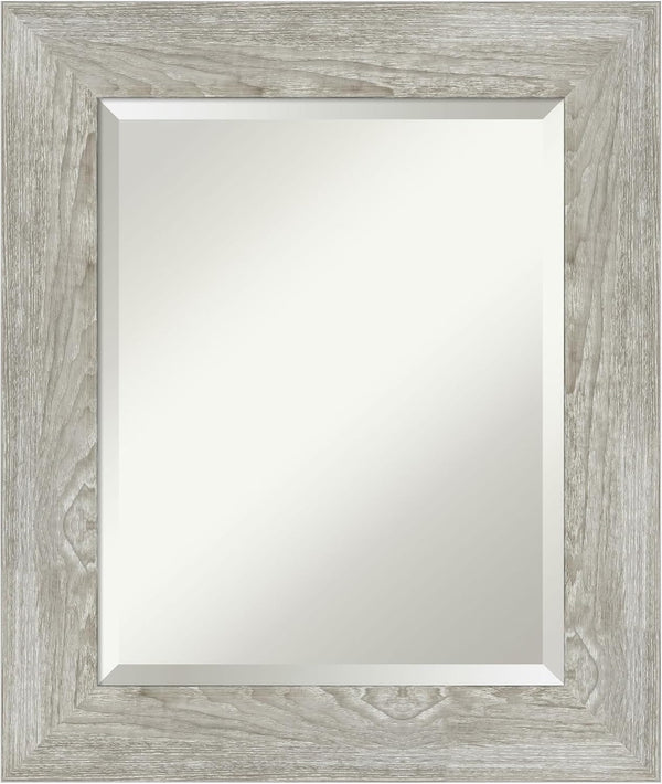Rustic Grey Wall Mirror