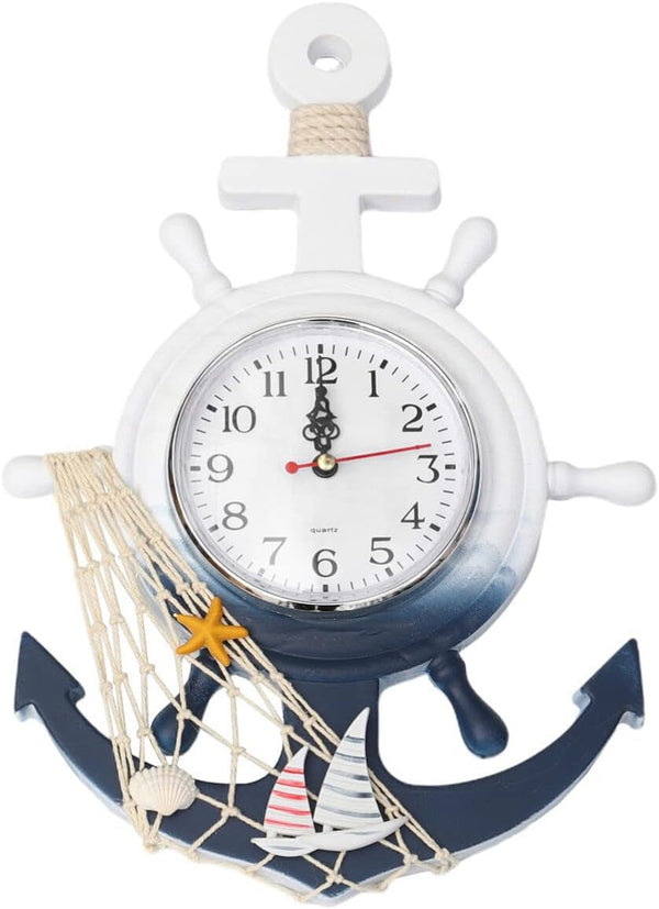 Charming Coastal Wall Clock
