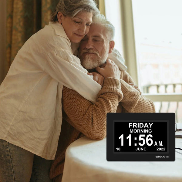 Easy View Digital Calendar Clock