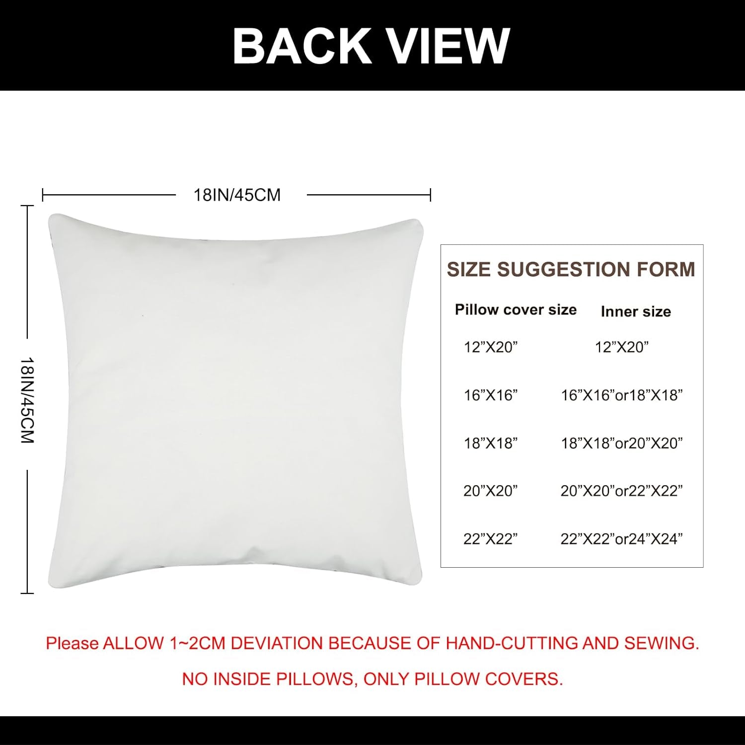 Set of 2 Farmhouse Decor Stripe Patchwork Black Linen Throw Pillow Covers,Modern Tan Faux Leather Accent Pillow Covers 18X18 Inch,Navy Blue Stripe