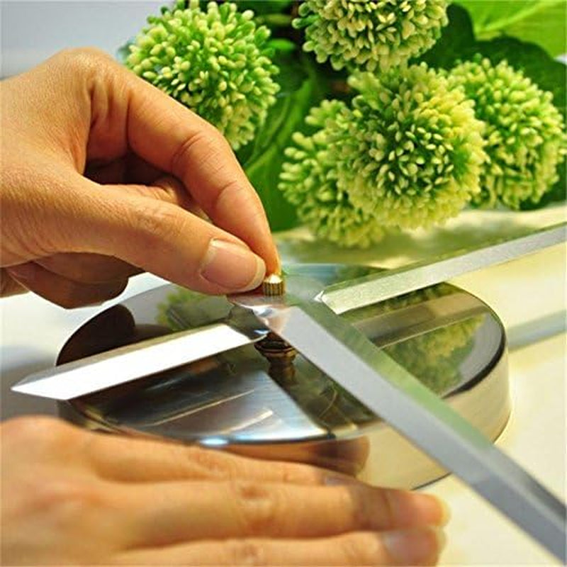 Large DIY Wall Clock Frameless 3D Mirror Surface Wall Clock for Living Room Home Office Decoration Stickers