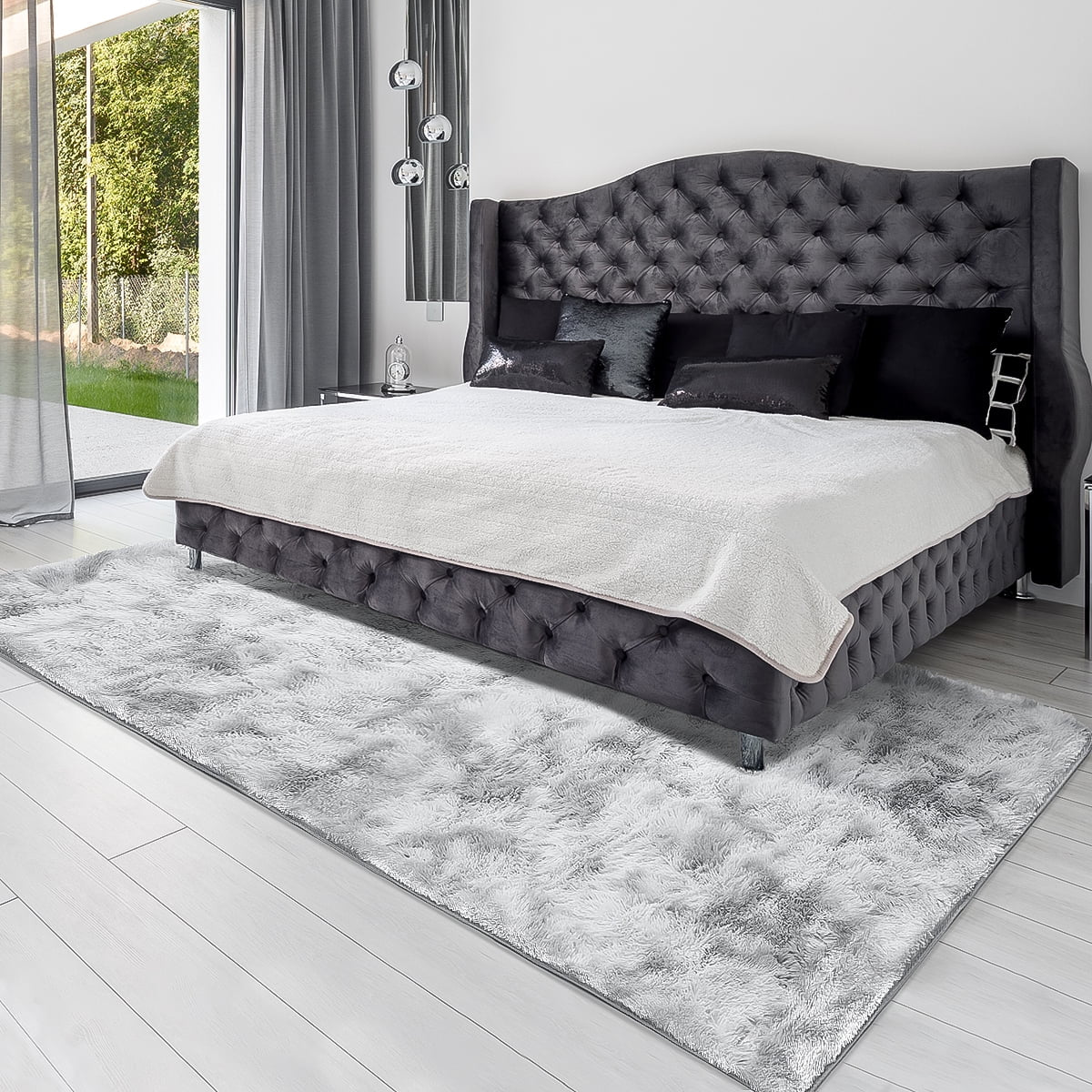 4'X6'Area Rugs Fluffy Rug Indoor Shaggy Rugs Area Rugs for Living Room Bedroom Carpet