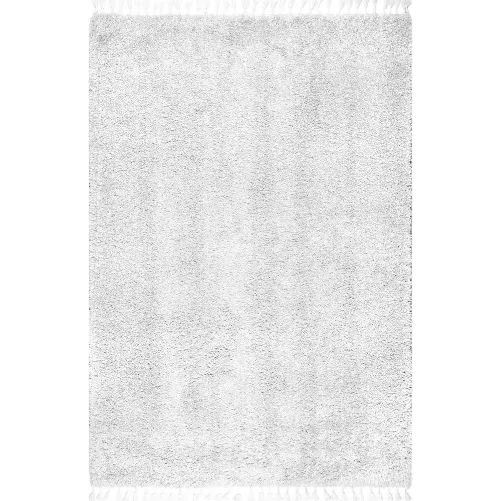 Neva Plush Shag Ivory 9 Ft. X 12 Ft. Area Rug