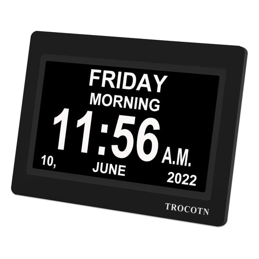 Easy View Digital Calendar Clock