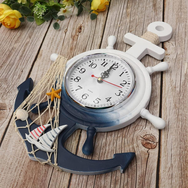 Charming Coastal Wall Clock