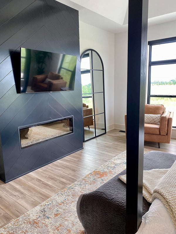 Elegant Arched Floor Mirror