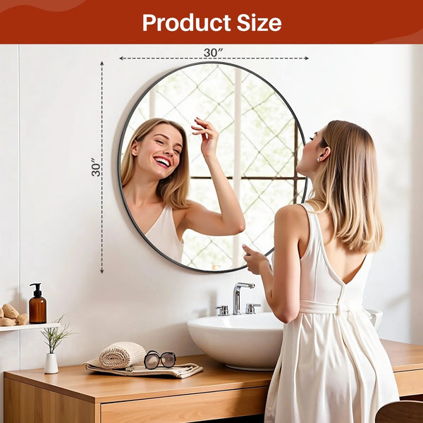 Elegant Round Wall Mirror
