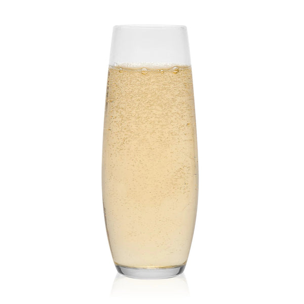 Elegant Stemless Flute Glasses