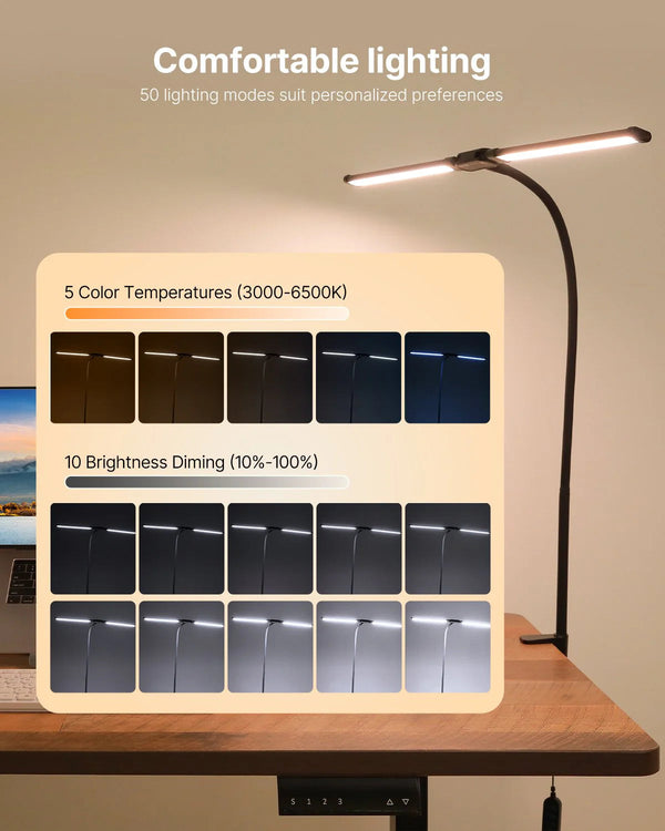 BrightFlex Dual Arm Lamp