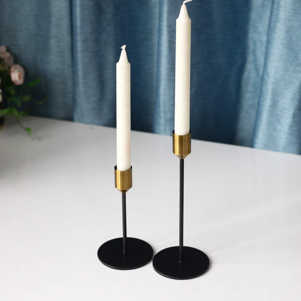 Elegant Brass Candle Holders